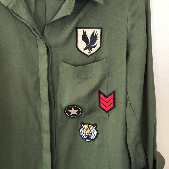 Military button down shirt - Picture 2 of 9